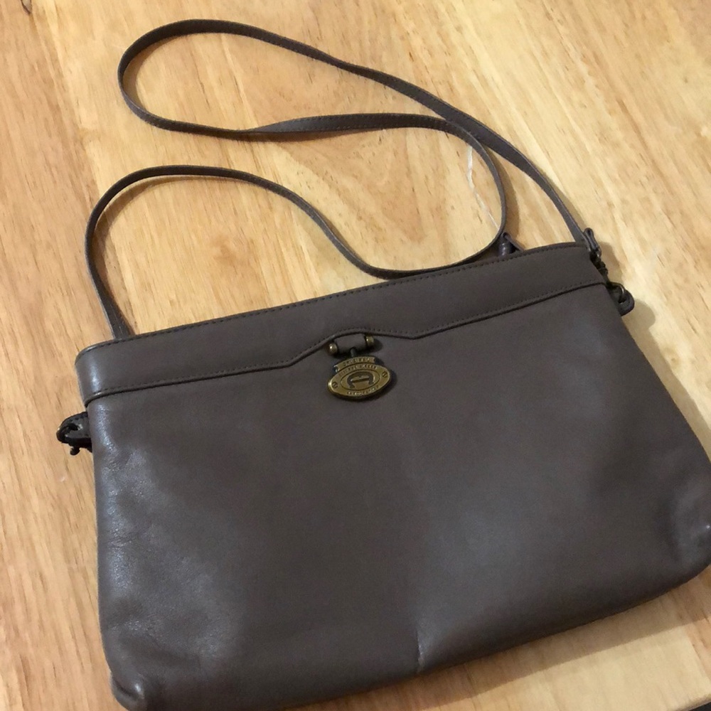 ETIENNE AIGNER Handcrafted gray crossbody